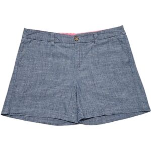 MERONA Womens Blue Chino Shorts 100% Cotton Size 6